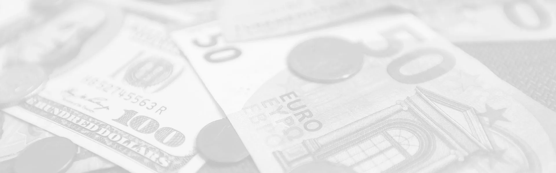 Billetes en casa de cambio