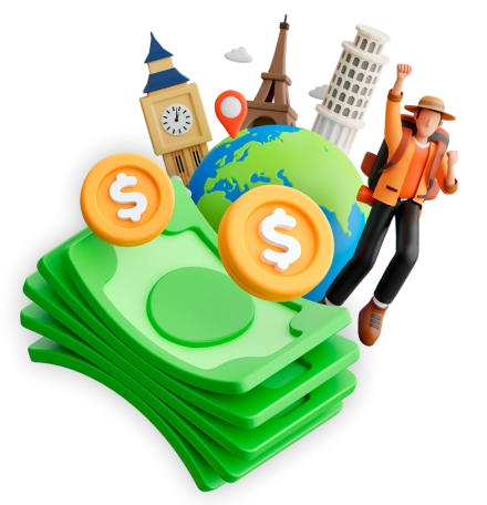 Compra y venta de moneda extranjera para viajes