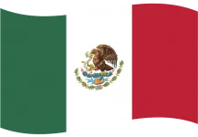 Bandera peso mexicano